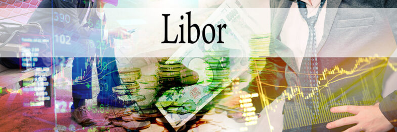 Libor - Hand writing word to represent the meaning of financial word as concept. A word Libor is a part of Investment&Wealth management in stock photo.